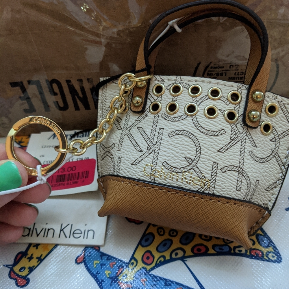 Calvin Klein purse keychain